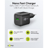 USB multipoort snellader | 2 poorten | USB-A & USB-C | 20W | GaN | Power Delivery | Zwart LDR03688 - 3