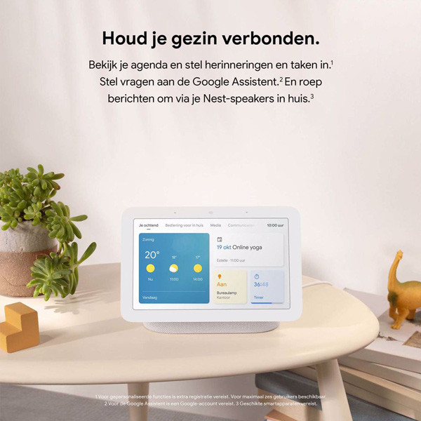 Google Nest Hub (2e generatie) | Charcoal  LGO00039 - 5