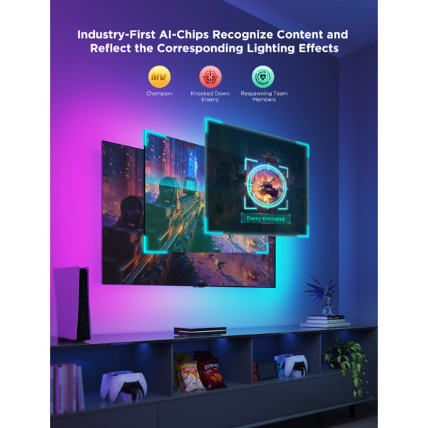 Govee AI Sync Box 2 | Geschikt voor 75-85 inch TV's | Wi-Fi, Bluetooth + Matter LGO00187 - 3