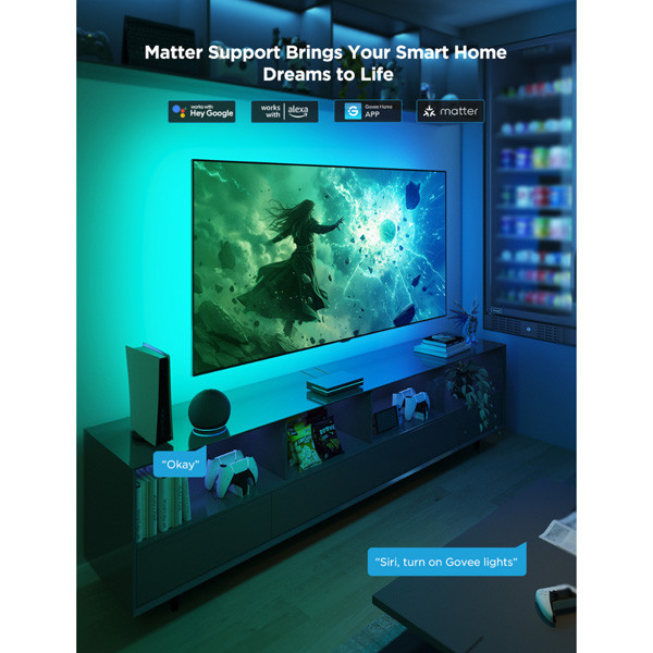 Govee AI Sync Box 2 | Geschikt voor 75-85 inch TV's | Wi-Fi, Bluetooth + Matter LGO00187 - 7