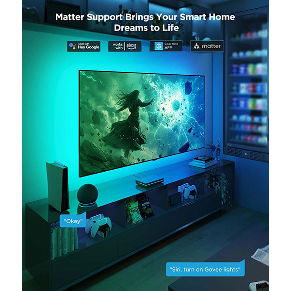 Govee AI Sync Box Kit | Geschikt voor 55-65 inch TV's | Wi-Fi, Bluetooth + Matter LGO00150 - 9