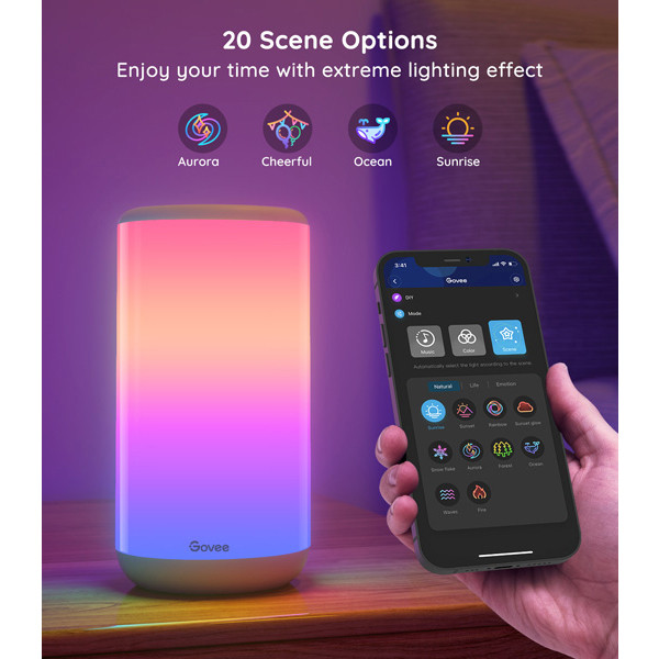 Govee Aura RGBICWW Desk Lamp | Wi-Fi + Bluetooth | Wit  LGO00133 - 3