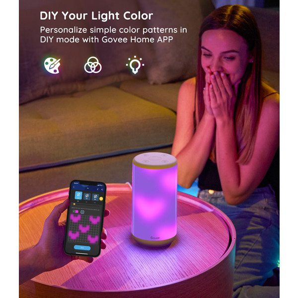 Govee Aura RGBICWW Desk Lamp | Wi-Fi + Bluetooth | Wit  LGO00133 - 4