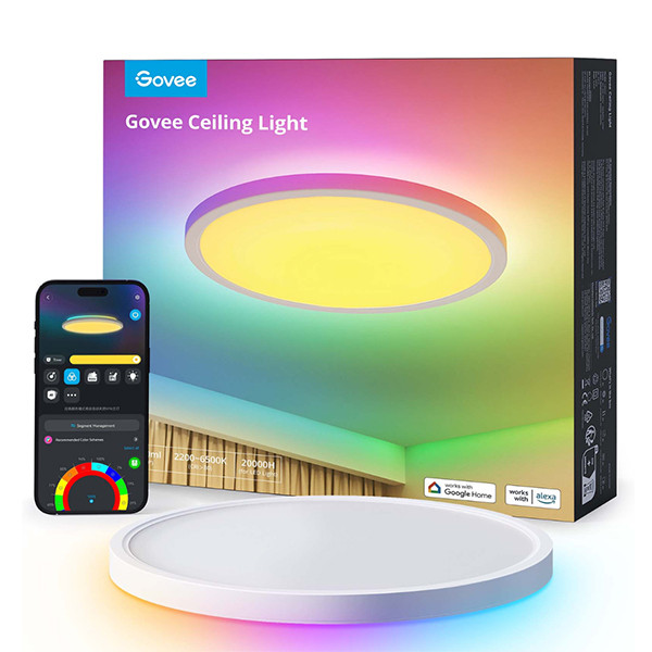 Govee Ceiling Light | Ø 30 | RGBICWW | Wi-Fi + Matter LGO00189 - 1