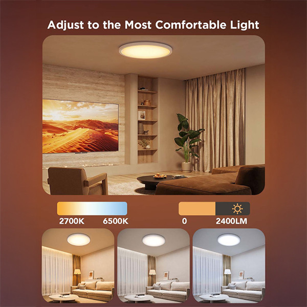 Govee Ceiling Light | Ø 30 | RGBICWW | Wi-Fi + Matter LGO00189 - 3