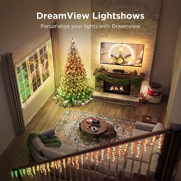 Govee Christmas Sparkle String Lights  | 30 meter | RGBWIC | 375 lampjes | WiFi LGO00210 - 5