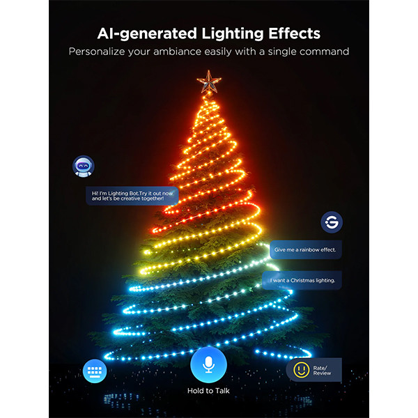 Govee Christmas String Lights 2 | 20 meter | RGBWIC | IP65 | 15W  LGO00146 - 3