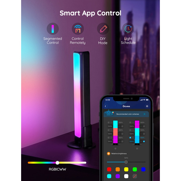 Govee Flow Plus Light Bars | Wi-Fi + Bluetooth | 2 stuks LGO00103 - 3