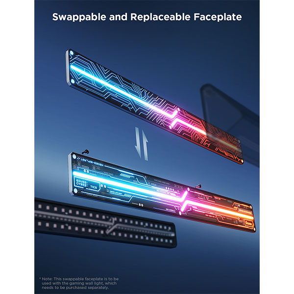 Govee Gaming Wall light Swappable Faceplates with Line Pattern (2 boards)  LGO00168 - 2