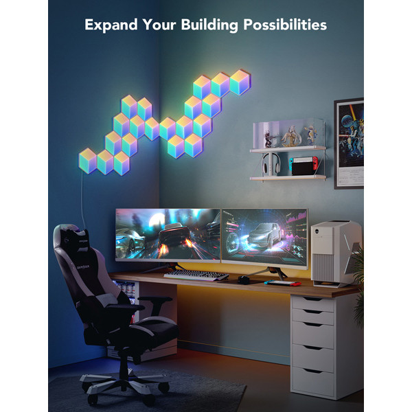 Govee Glide Hexa Pro LED Light Panels | Wi-Fi + Bluetooth | 10 panelen  LGO00122 - 4