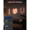 Govee Glide Hexagon Light Panels Ultra | Wi-Fi + Bluetooth | 1 paneel | Uitbreiding  LGO00125 - 4