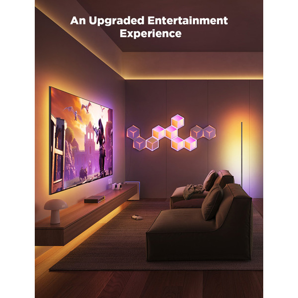 Govee Glide Hexagon Light Panels Ultra | Wi-Fi + Bluetooth | 1 paneel | Uitbreiding  LGO00125 - 7