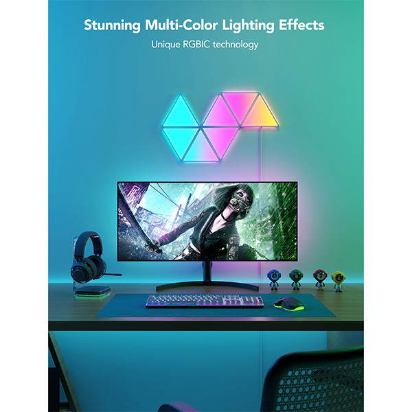 Govee Glide Tri-angle Light Panels | Wi-Fi + Bluetooth | 10 panelen  LGO00123 - 2