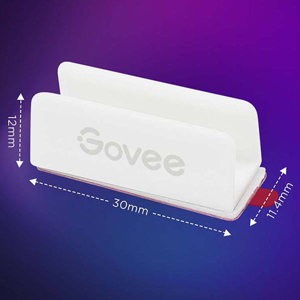 Govee Neon Rope Light 2 Bracket | Wit | 20 stuks  LGO00162 - 2