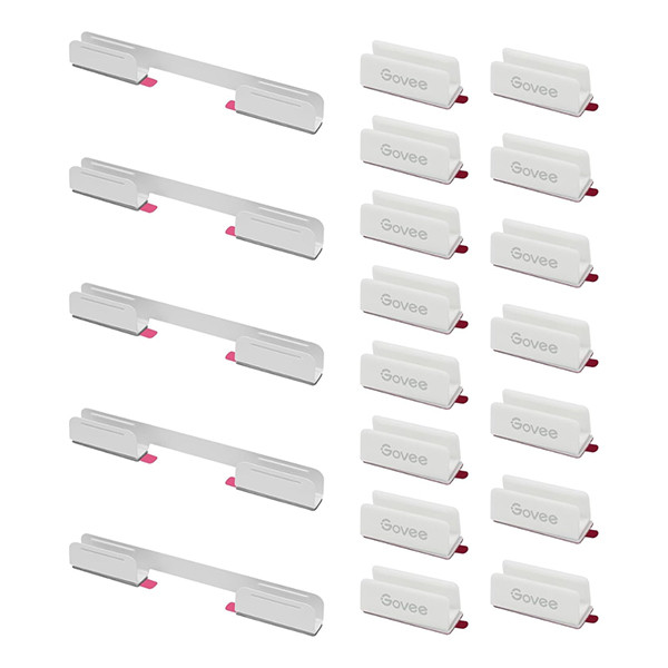 Govee Neon Rope Light 2 Bracket | Wit | 20 stuks LGO00199 - 1