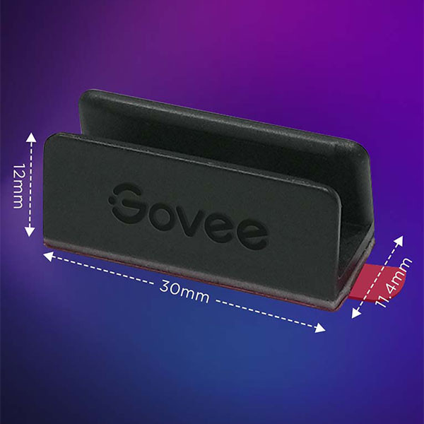 Govee Neon Rope Light 2 Bracket | Zwart | 20 stuks  LGO00164 - 2