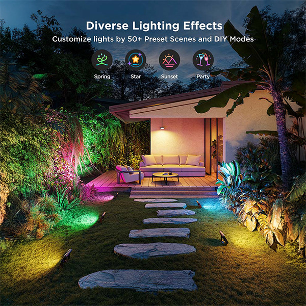 Govee Outdoor Smart Flood Lights 2 | Wi-Fi + Bluetooth | 4 stuks  LGO00159 - 6