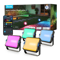 Govee Outdoor Smart Flood Lights 2 | Wi-Fi + Bluetooth | 4 stuks  LGO00159