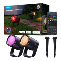 Govee Outdoor Spotlights 2 | Wi-Fi + Bluetooth | 2 stuks  LGO00176