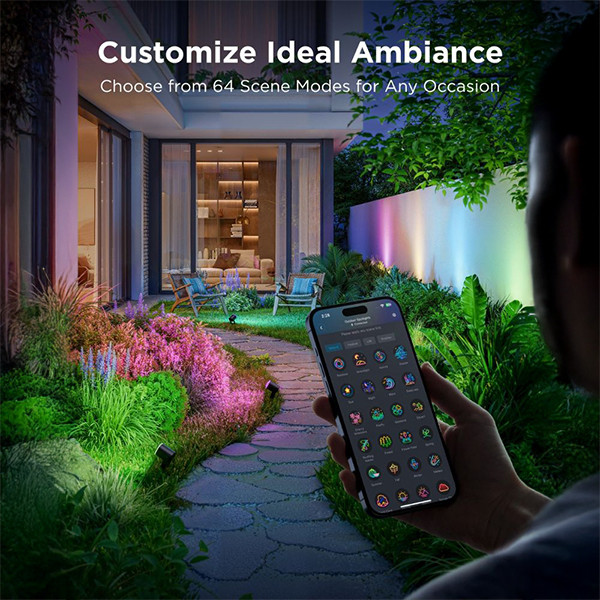 Govee Outdoor Spotlights 2 | Wi-Fi + Bluetooth | 2 stuks  LGO00176 - 4