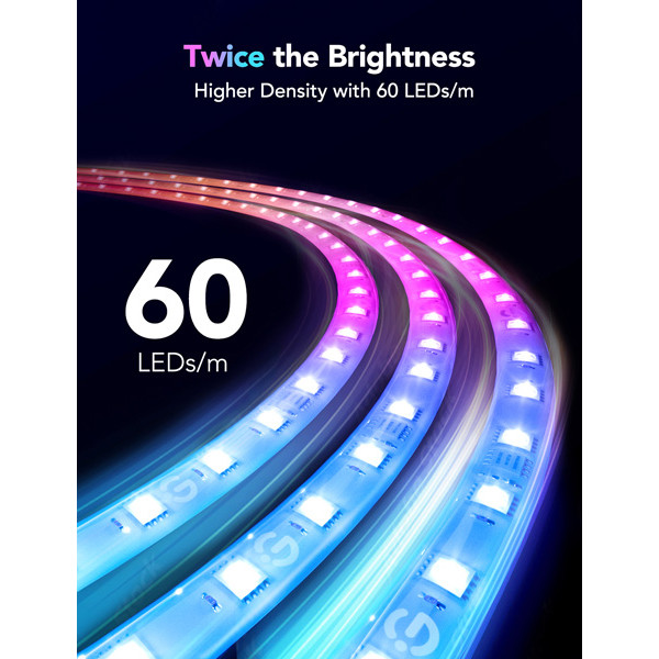 Govee RGBICW Smart LED Strip lights M1 | Wi-Fi + Bluetooth, Matter | 5 meter  LGO00114 - 5