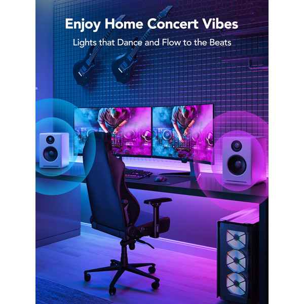 Govee RGBICW Smart LED Strip lights M1 | Wi-Fi + Bluetooth, Matter | 5 meter  LGO00114 - 6