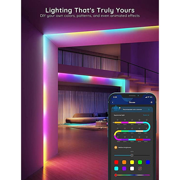 Govee RGBIC Smart LED Strip lights | Wi-Fi + Bluetooth | 5 meter  LGO00109 - 2