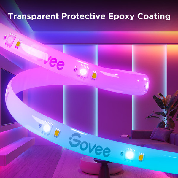 Govee RGBIC Smart LED Strip lights | Wi-Fi + Bluetooth, Matter | 3 meter  LGO00111 - 3