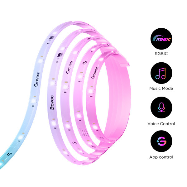 Govee RGBIC Smart LED Strip lights | Wi-Fi + Bluetooth, Matter | 5 meter  LGO00112 - 2