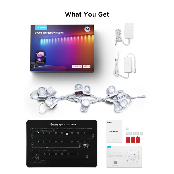 Govee RGBIC String Downlights | Wi-Fi + Bluetooth | 3 meter  LGO00116 - 2
