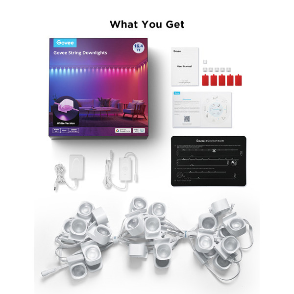 Govee RGBIC String Downlights | Wi-Fi + Bluetooth | 5 meter  LGO00117 - 2