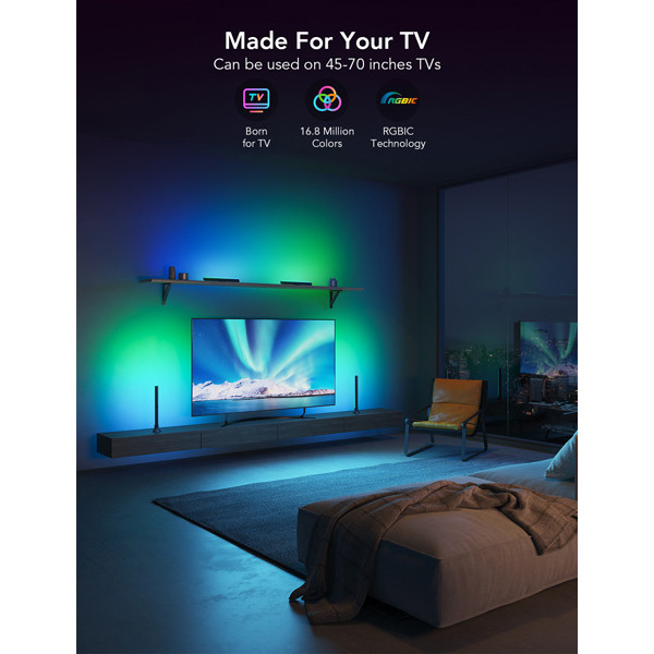 Govee RGBIC TV Light Bars | Geschikt voor 45-70 inch TV's | 2 stuks  LGO00102 - 2