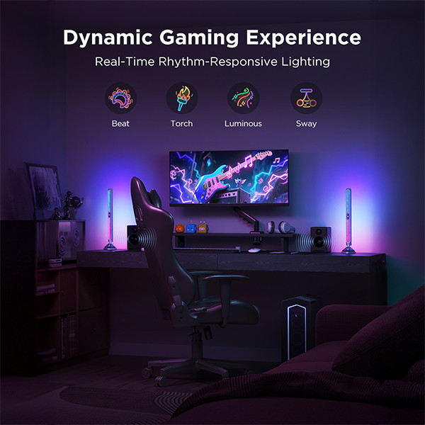 Govee Smart Gaming Light Bars Pro | Wi-Fi, Bluetooth + Matter | 2 stuks LGO00181 - 4