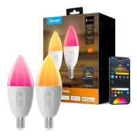 Govee Smart Light Bulb E14 | RGBWW | Wi-Fi + Bluetooth | 5W | 2 stuks  LGO00179