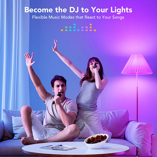 Govee Smart Light Bulb E27 | RGBWW | Wi-Fi + Bluetooth | 12W  LGO00171 - 3