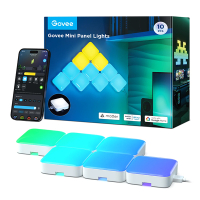 Govee Smart Mini Panel Lights | Wi-Fi + Bluetooth | 10 stuks  LGO00175