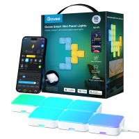 Govee Smart Mini Panel Lights | Wi-Fi + Bluetooth | 6 stuks | Uitbreidingsset  LGO00180