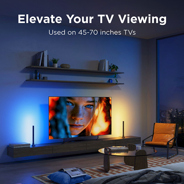 Govee TV Light bar | 38 cm | RGBWIC | WiFi | Geschikt voor 45-70 inch TV's | 2 stuks LGO00212 - 4