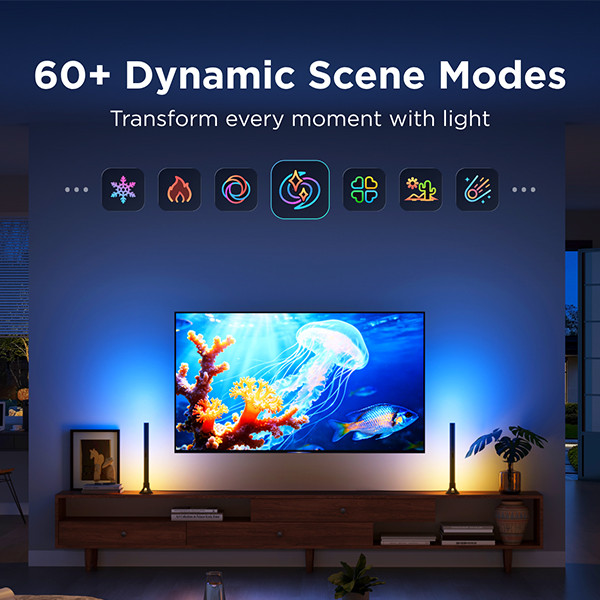 Govee TV Light bar | 38 cm | RGBWIC | WiFi | Geschikt voor 45-70 inch TV's | 2 stuks LGO00212 - 5