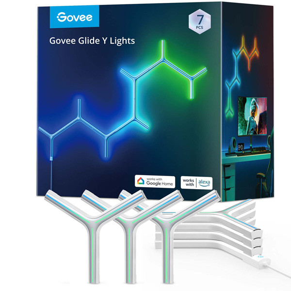 Govee Y Shape Light Panels | Wi-Fi + Bluetooth | 7 stuks  LGO00124 - 1