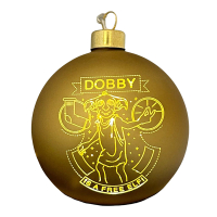 Verlichte Kerstbal Harry Potter Small Ø 10 cm | Blauw | Warner Brothers LDI00065