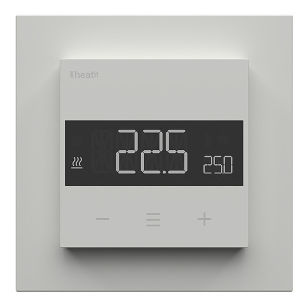 Heatit WiFi6 thermostaat | Draadloos | WiFi, Bluetooth | Wit | RAL 9003  LHE00128 - 8