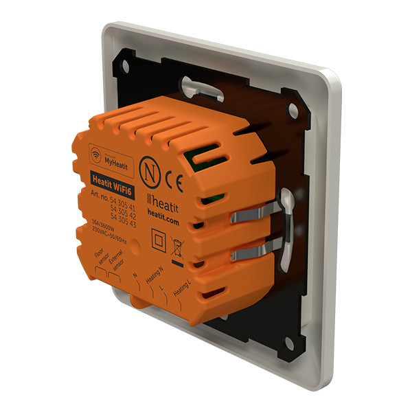 Heatit WiFi6 thermostaat | Draadloos | WiFi, Bluetooth | Wit | RAL 9010  LHE00127 - 2