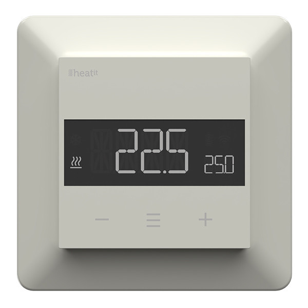 Heatit WiFi6 thermostaat | Draadloos | WiFi, Bluetooth | Wit | RAL 9010  LHE00127 - 7