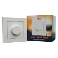 Heatit Z-Dim2 | Draaidimmer | 250W | Z-Wave Plus | Wit  LHE00116