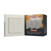 Heatit Z-Push | Wandschakelaar | Z-Wave Plus | Wit  LHE00123