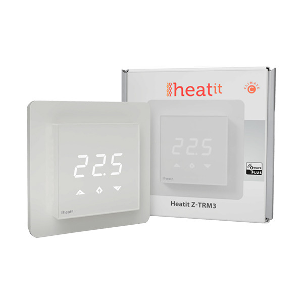 Heatit Z-TRM3 thermostaat | 3600W | Z-Wave Plus | Wit  LHE00101 - 1