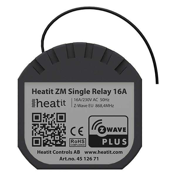 Heatit ZM Single Relay | 16A | Z-Wave Plus  LHE00115 - 4