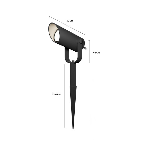 Hombli Outdoor Smart Spot Light | 1 stuk | Uitbreiding  LHO00086 - 2