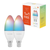 Hombli Smart Bulb E14 | RGBW | 4.5W | RGB + 2700K | 2 stuks